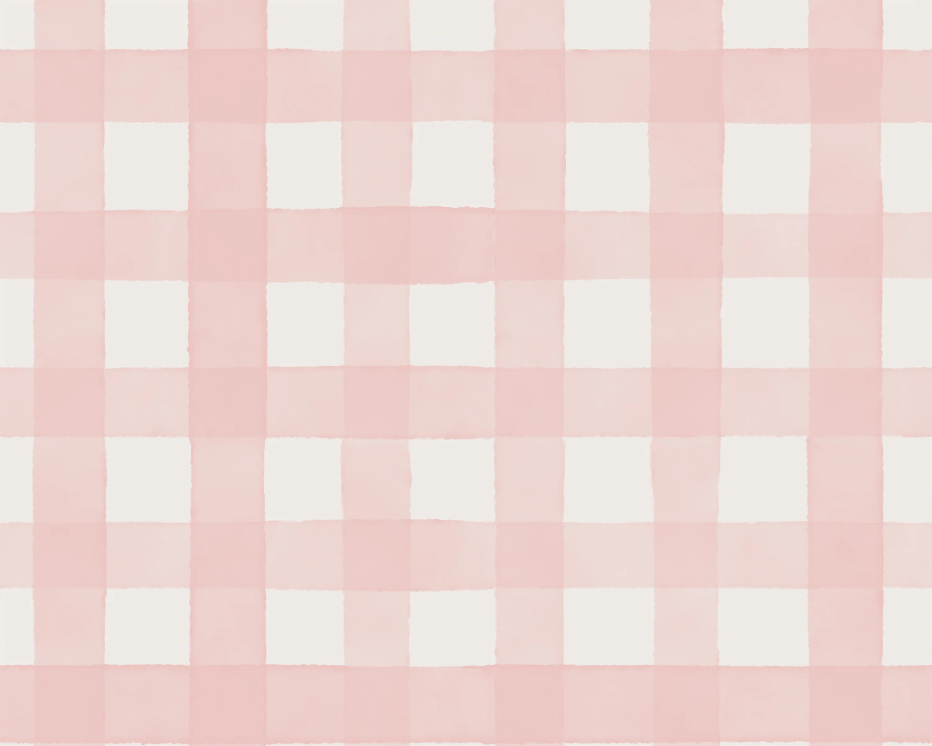 Watercolor Gingham Wallpaper Sample - Image 3