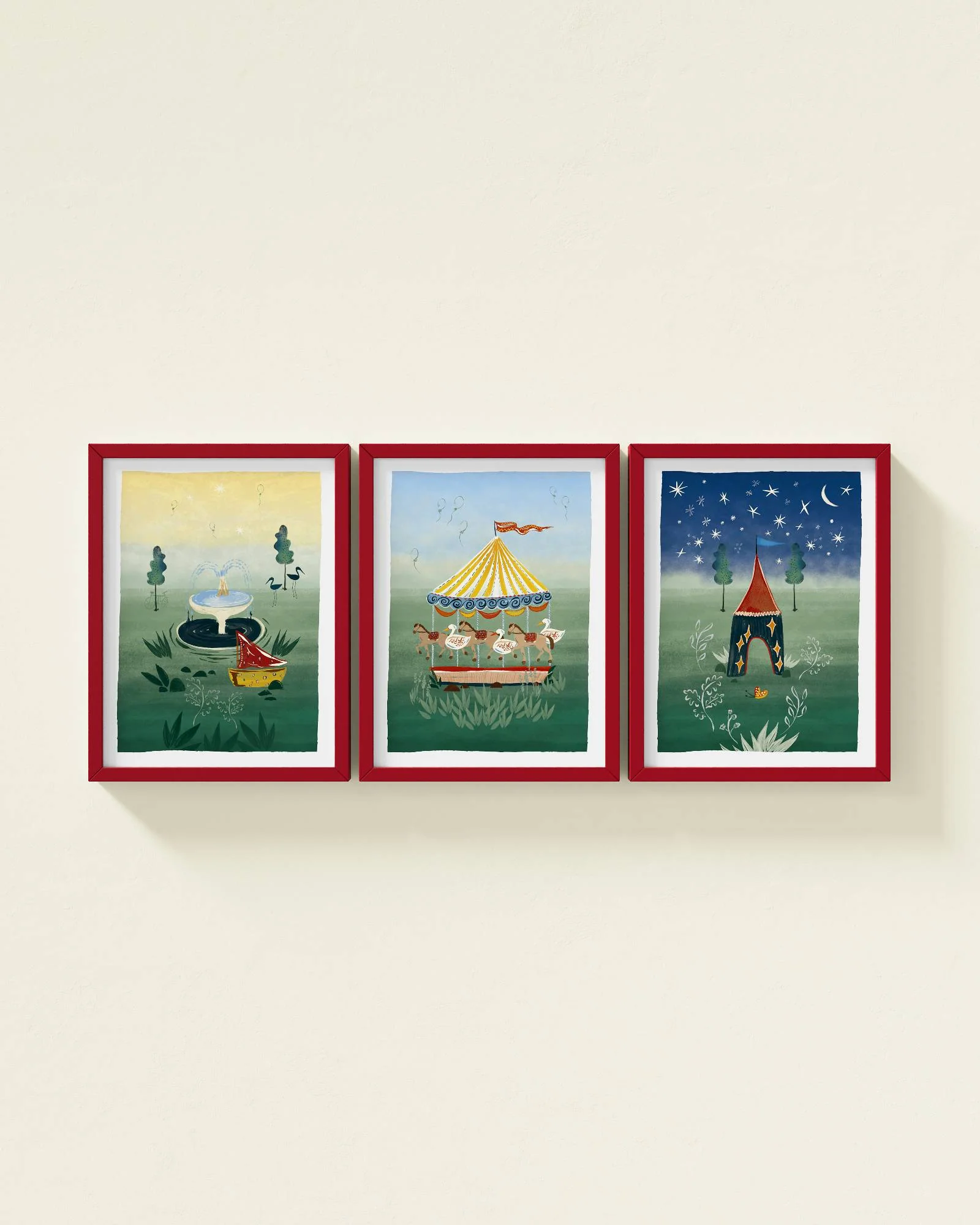 Parisian Park Wall Art Set - Image 12