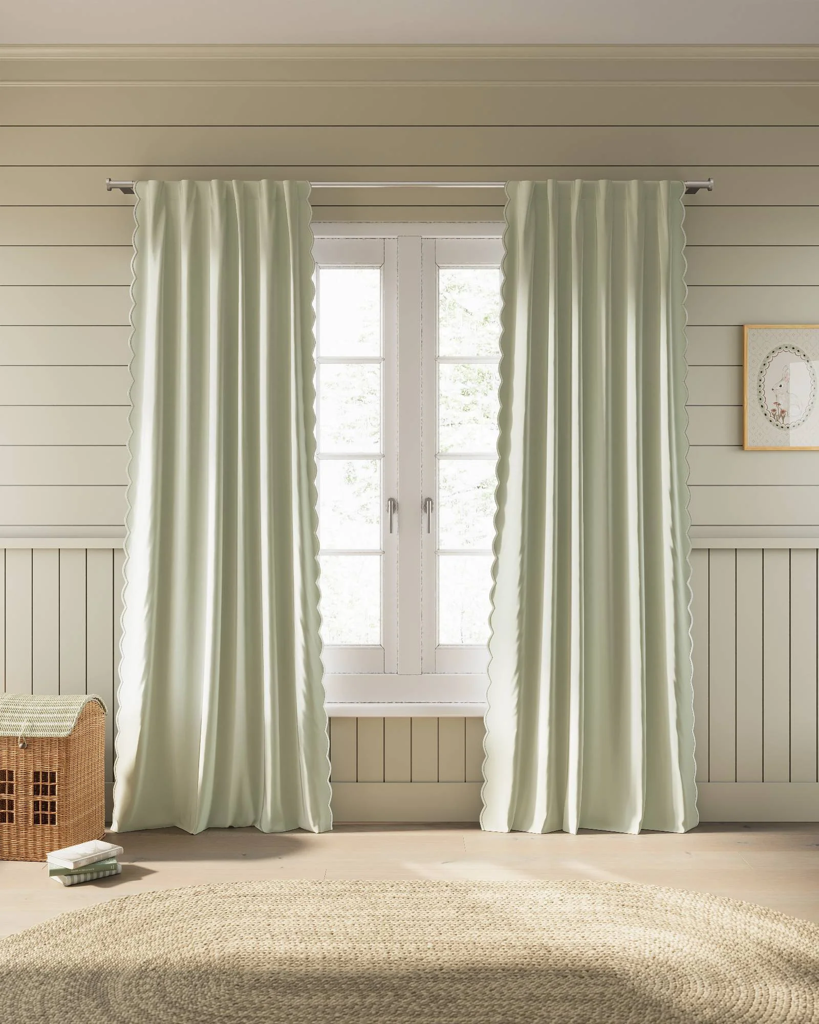 Scallop Edge Blackout Curtain - Image 7