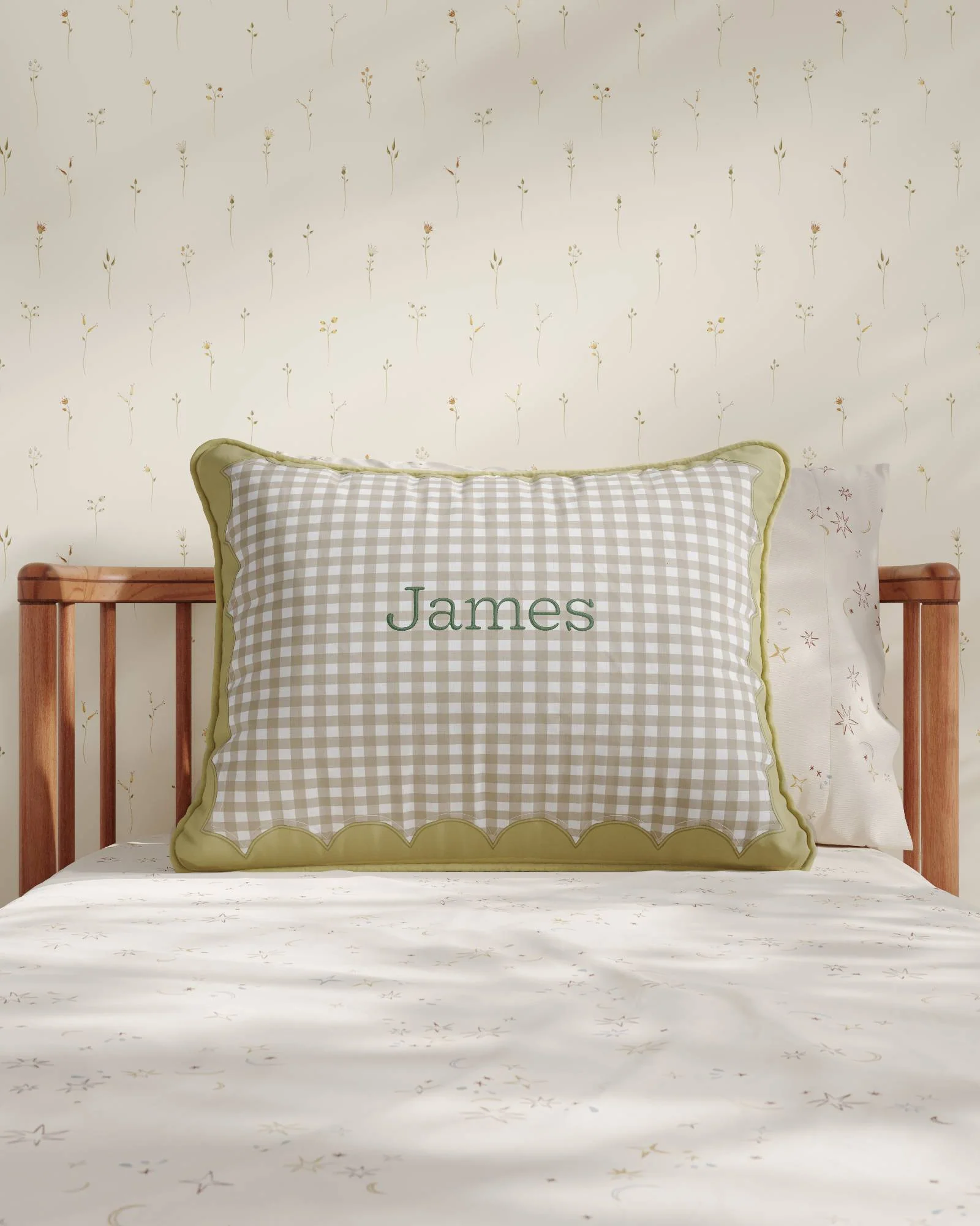 Scallop Personalized Twin Sham - Image 3