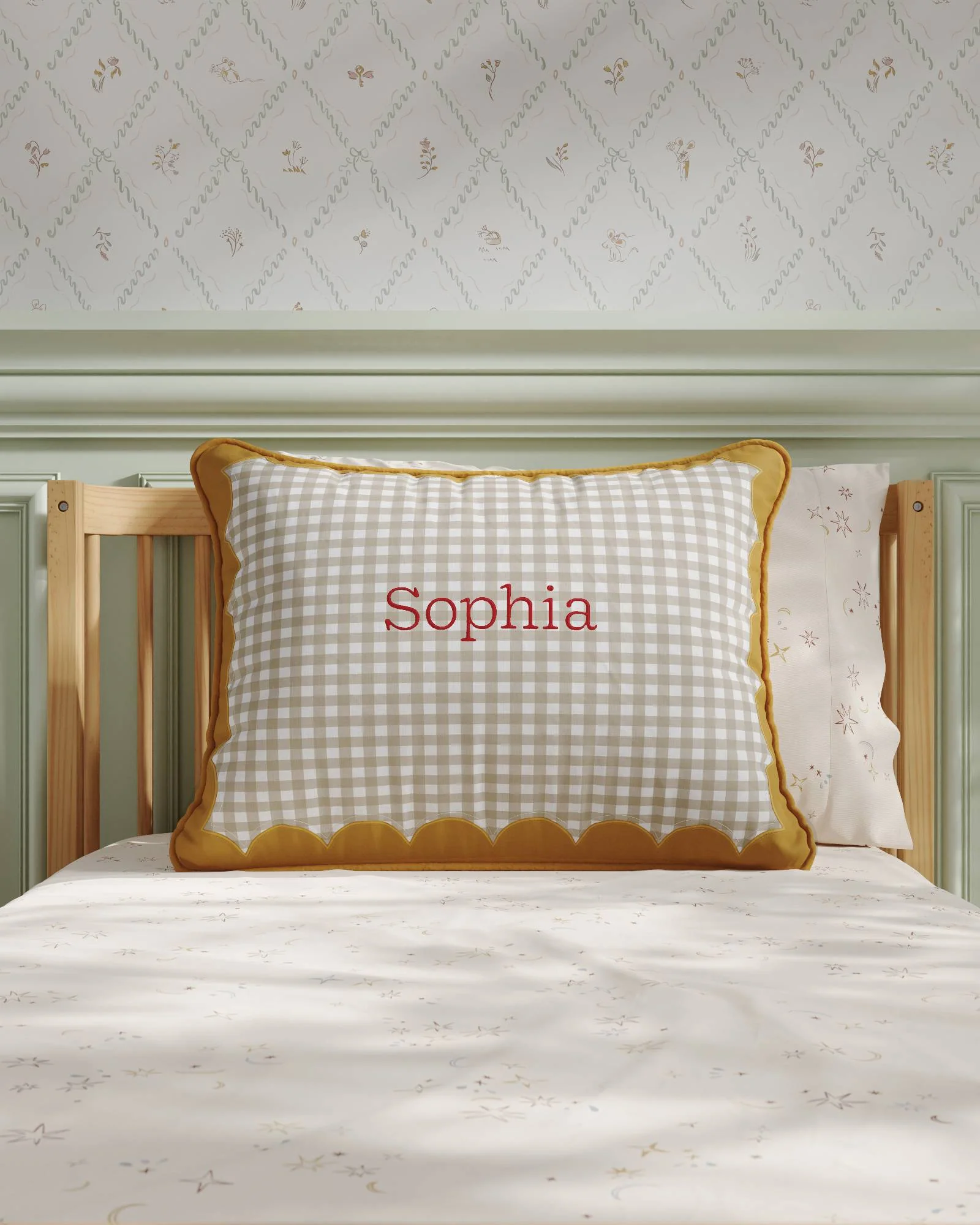 Scallop Personalized Twin Sham - Image 6
