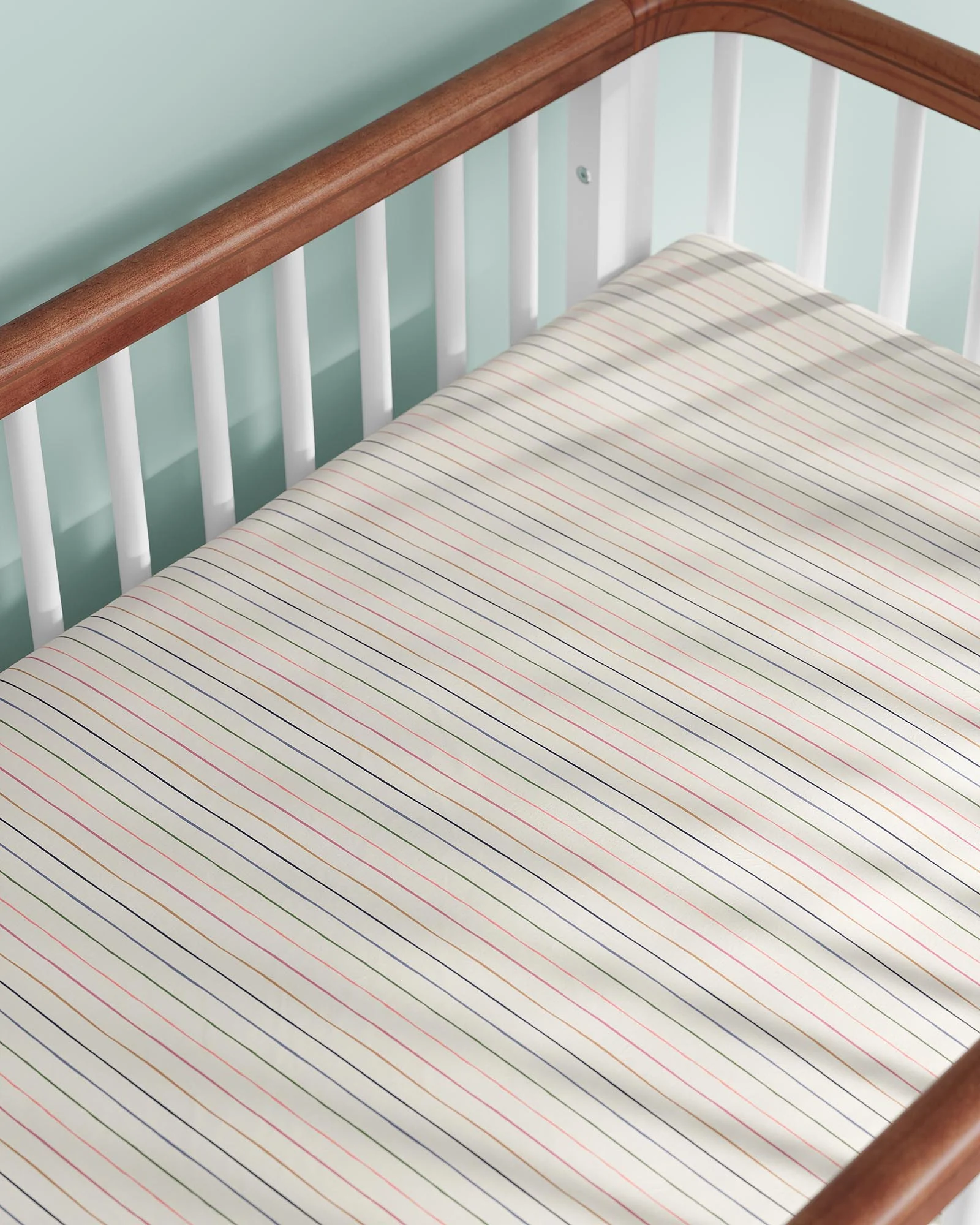 Stripes Crib Sheet Set - Image 6