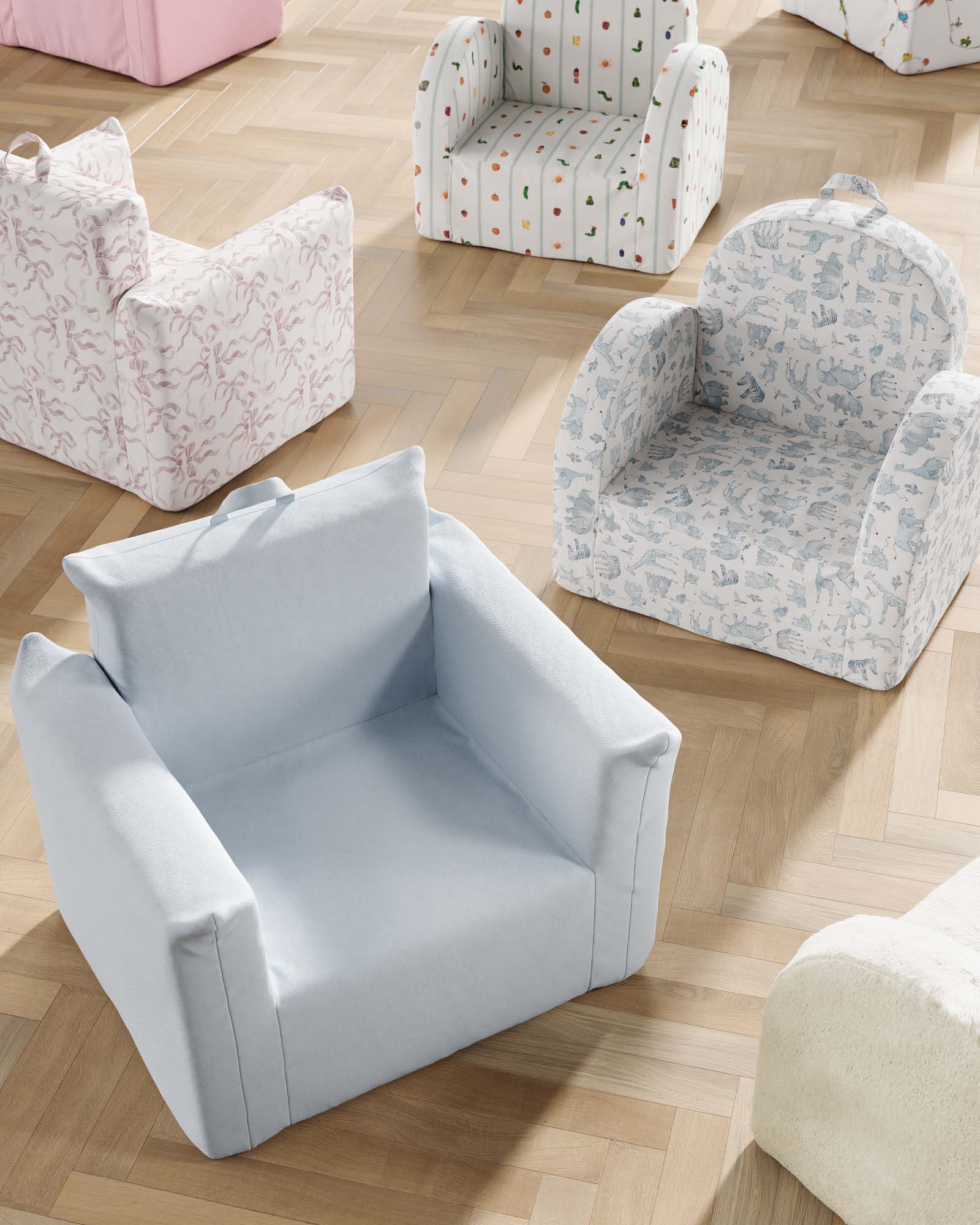 The Hop Mini Chair in Twill - Image 35