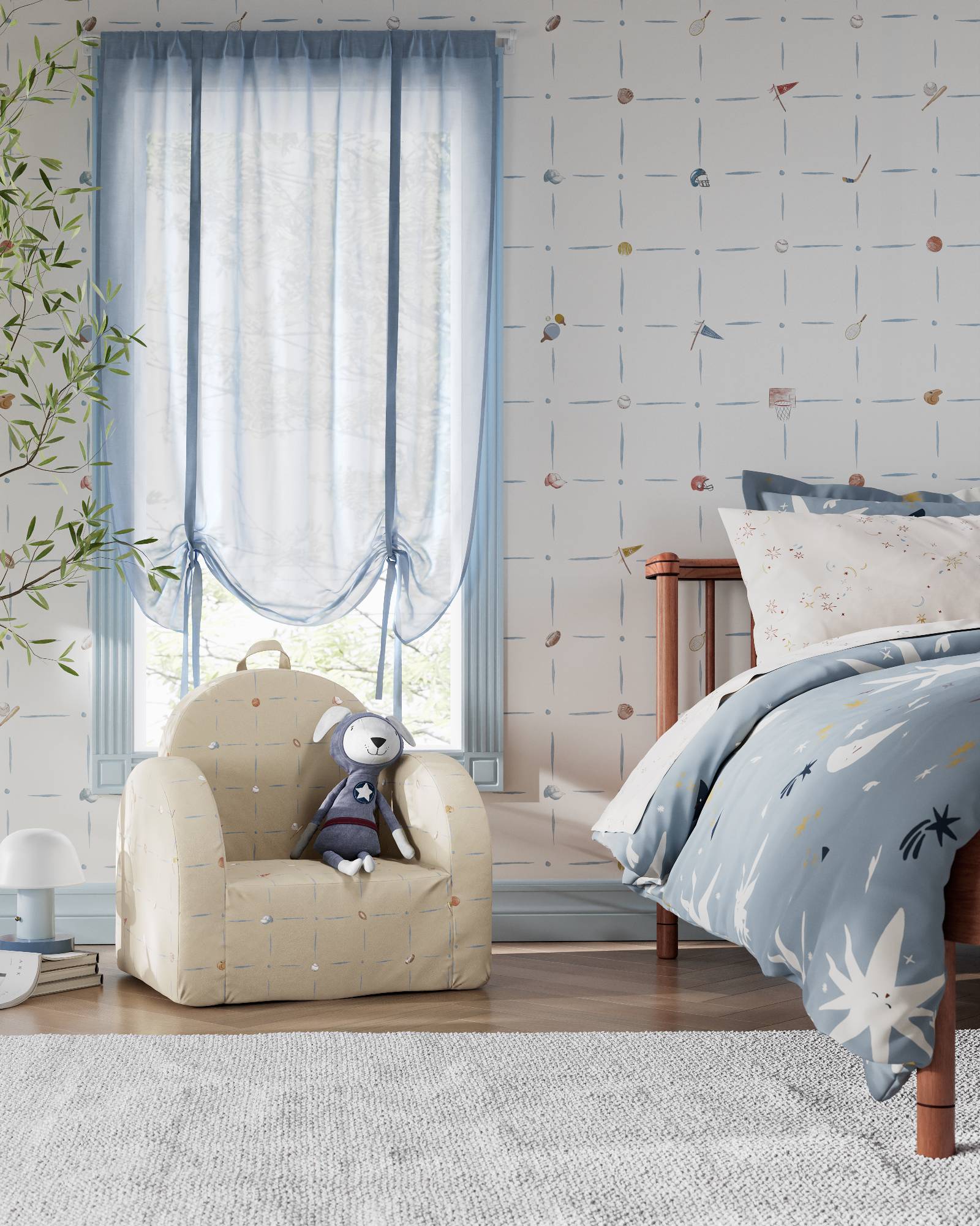 The Hop Mini Chair in Twill - Image 66