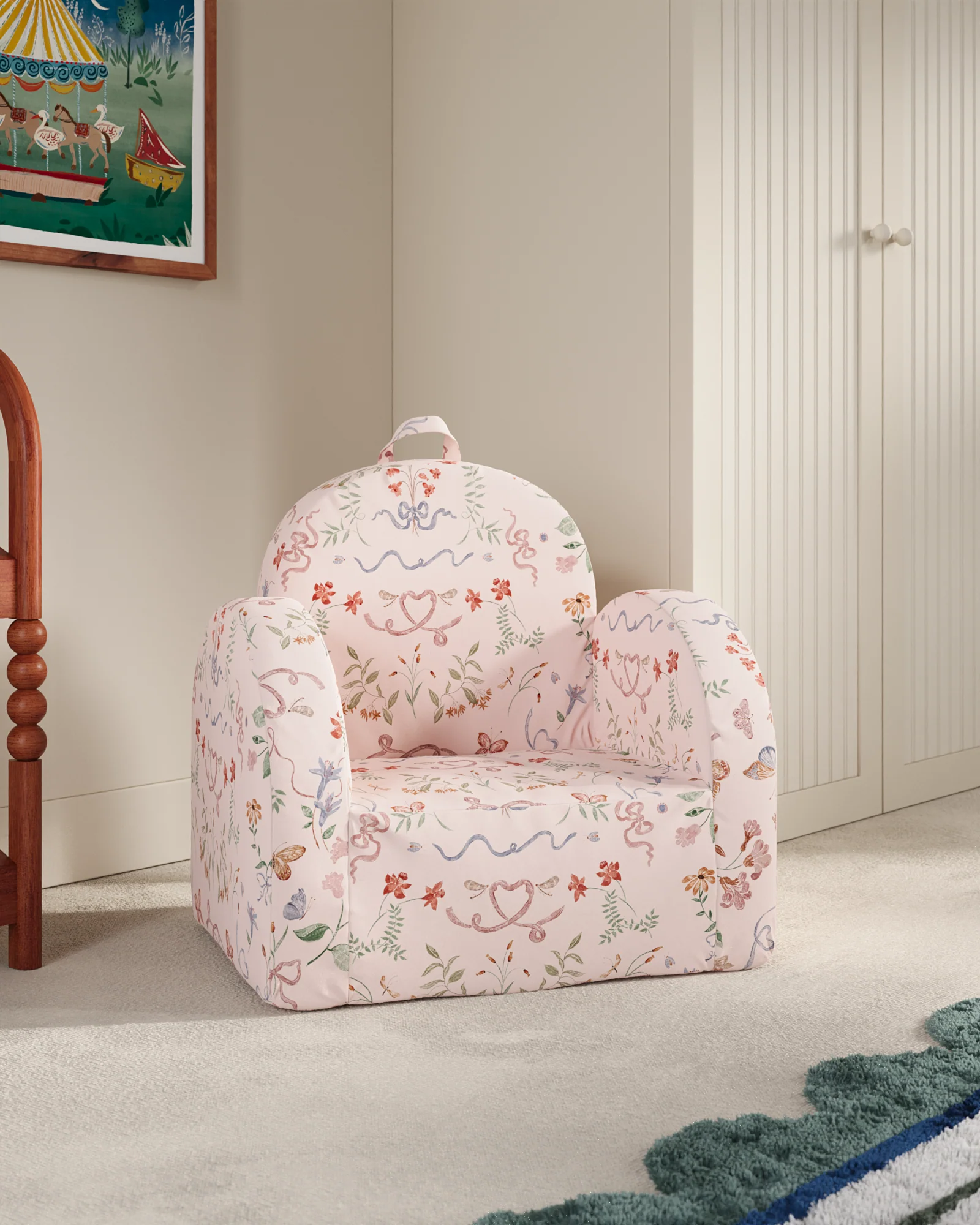 The Hop Mini Chair in Twill - Image 68